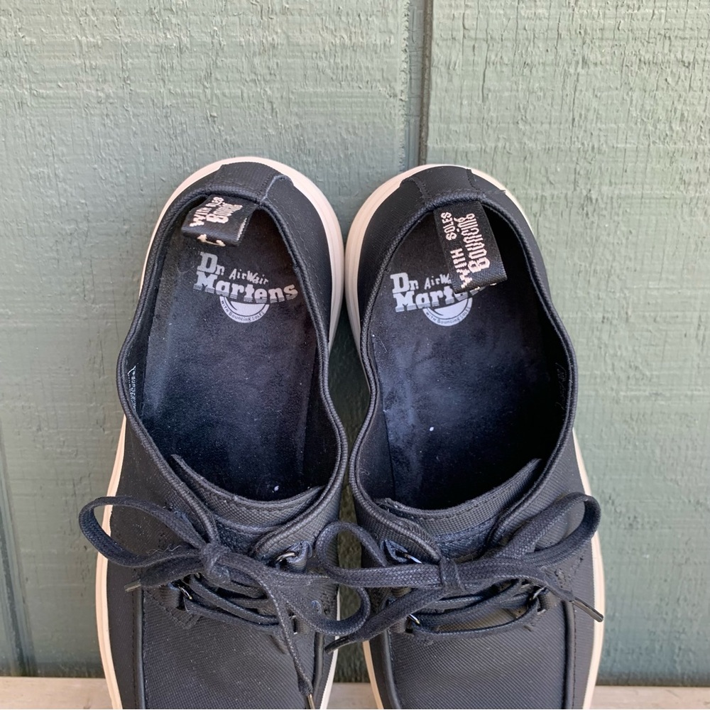 Dr. Martens Walden Black Canvas Lace-Up Casual Oxford Shoes Women’s Size 8 - Picture 11 of 12